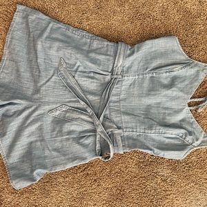 Hollister chambray jumper